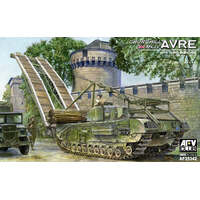 AFV CLUB 35342 CHURCHILL MK IV AVRE WITH SBG BRIDGE 1/35 SCALE PLASTIC MODEL KIT TANK