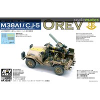 AFV CLUB AF35S97 1/35 OREY M38A1/CJ-5 IDF 4X4 1/4 TON JEEP ANTI TANK MISSILE VEHICLE PLASTIC MODEL KIT