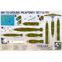 AFV CLUB 48107 AIR TO GROUND WEAPONARY SET A 1/48 SCALE PLASTIC MODEL KIT ACCESSORY