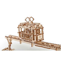 UGEARS 70008 TRAM ON RAILS WOODEN 3D PUZZLE KIT