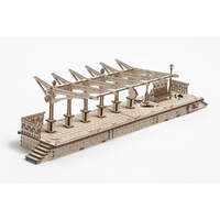 UGEARS 70013  RAILWAY PLATFORM WOODEN 3D PUZZLE