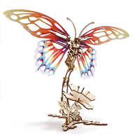 UGEARS 70044 BUTTERFLY WITH FLOWER MECHANICAL MODEL