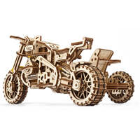 UGEARS 70137 SCRAMBLER UGR-10 WITH SIDE CAR MECHANICAL MODEL