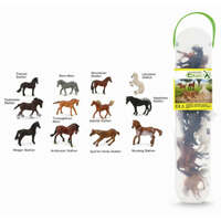 COLLECTA GIFT SET HORSES TUBE 12 PIECES PER TUBE