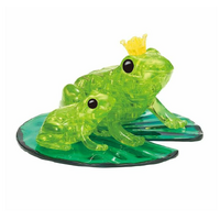 CRYSTAL PUZZLE 90168 FROG 43PC 3D JIGSAW PUZZLE