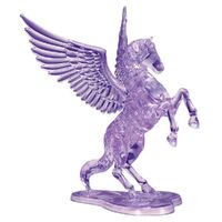 CRYSTAL PUZZLE 90262 CLEAR FLYING HORSE 42PC 3D JIGSAW PUZZLE