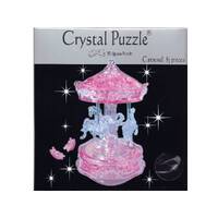 CRYSTAL PUZZLE 91209 PINK CAROUSEL 83PC 3D JIGSAW PUZZLE