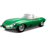 BBURAGO 12046 JAGUAR E-TYPE CABRIOLET 1961 1/18 SCALE DIE CAST COLLECTABLE