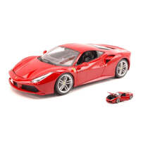 BBURAGO 16008 FERRARI 488 GTB RACE AND PLAY 1/18 SCALE DIECAST MODEL