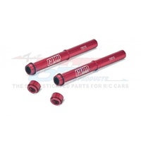 GPM MX142 ALUMINIUM 7075 FORK TUBE RED SET FOR LOSI DIRT BIKE PROMOTO-MX UPGRADE PART