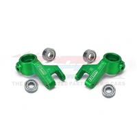 GPM MGO021 ALUMINIUM 7075 FRONT STEERING BLOCK GREEN WITH LARGER INNER BEARINGS FOR ARRMA GORGON/ FURY UPGRADE PART