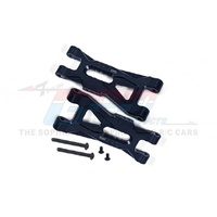 GPM MGO055 ALUMINIUM 7075 FRONT LOWER SUSPENSION ARMS BLACK FOR ARRMA GORGON/ FURY UPGRADE PART