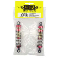 YEAH RACING TRSL-016RD ALUMINIUM TR-XB 90MM BIG BORE SHOCKS FITS 1/10 SLASH STAMPEDE BANDIT ARRMA RC RED