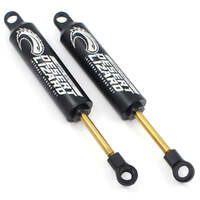 YEAH RACING DDL-120BK 120MM DESERT LIZARD TWO STAGE INTERNAL SPRING DAMPER PAIR BLACK FOR CRAWLER