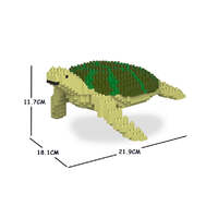 JEKCA SEA TURTLE 01S-M02 BUILDING BLOCKS FOR KIDULT 610PC