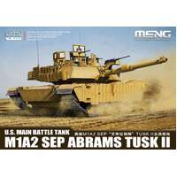 MENG  72.003  US M1A2 SEP ABRAMS TUSK II MAIN BATTLE TANK 1/72 SCALE PLASTIC MODEL KIT