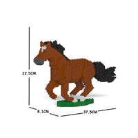 JEKCA HORSE 01S-M01 BUILDING BLOCKS FOR KIDULTS 890PC