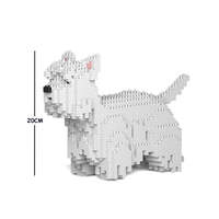 JEKCA WEST HIGHLAND WHITE TERRIER 01S BUILDING BLOCKS FOR KIDULTS 1190PC