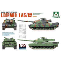 TAKOM 2004 TAKOM MAIN BATTLE TANK LEOPARD 1 A5/2C 2 IN 1 1/35 SCALE PLASTIC MODEL TANK