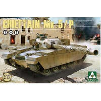 TAKOM 2027 BRITISH MAIN BATTLE TANK CHIEFTAIN MK.5/P 2 IN 1 1/35 SCALE PLASTIC MODEL KIT