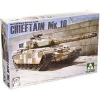 TAKOM 2028 BRITISH MAIN BATTLE TANK CHIEFTAIN MK.10 1/35 SCALE TANK PLASTIC MODEL KIT