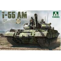 TAKOM 2041 RUSSIAN MEDIUM TANK T-55 AM 1/35 SCALE TANK PLASTIC MODEL KIT