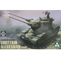 TAKOM 2093 1/35 BRITISH AIR-DEFENSE WEAPON SYSTEM CHEIFTAN MARKSMAN SPAAG PLASTIC MODEL TANK KIT