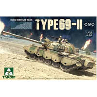 TAKOM 2054 IRAQI MEDIUM TANK TYPE 69 II 2 IN 1 1/35 SCALE TANK PLASTIC MODEL KIT