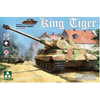 TAKOM 2074 SD.KFZ.1812 KING TIGER PORSCHE TURRET WITH INTERIOR WITHOUT ZIMMERIT 1/35 SCALE TANK PLASTIC MODEL KIT