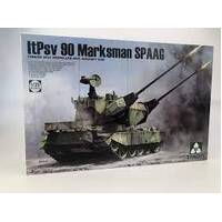 TAKOM 2043 ITPSV 90 MARKSMAN SPAAG FINNISH SELF PROPELLED ANTI AIRCRAFT GUN 1/35 SCALE TANK PLASTIC MODEL KIT