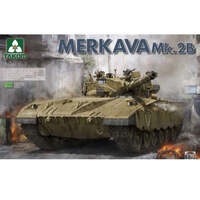 TAKOM 2080 IRAELI MAIN BATTLE TANK MERKAVA MK.2B 1/35 SCALE PLASTIC MODEL KIT