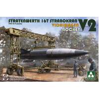 TAKOM 2123 STRATENWERTH 16FT STRABOKRAN 1944/45 PRODUCTION V-2 ROCKET VIDAL WAGON 1/35 PLASTIC MODEL KIT