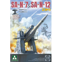 TAKOM 2136 RUSSIAN NAVY SA-N-7 AND SA-N-12 2 IN 1 'GADFLY' SAM 1/35 SCALE MISSILE PLASTIC MODEL KIT