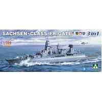 TAKOM 6001 SACHSEN-CLASS FRIGATE 3 IN 1 1/350 SCALE SHIP PLASTIC MODEL KIT