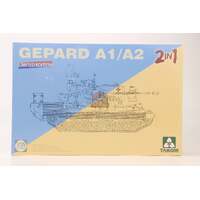 TAKOM 2044X BUNDESWEHR FLACKPANZER1 GEPARD SPAAG A1/A2 2 IN 1 LIMITED EDITION 1/35 SCALE TANK PLASTIC MODEL KIT