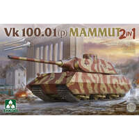 TAKOM 2156 VK 100.01(P) MAMMUT 2 IN 1 1/35 SCALE TANK PLASTIC MODEL KIT