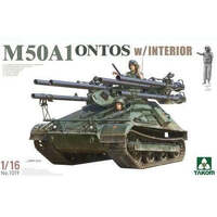 TAKOM 1019 ONTOS M50A1 WITH INTERIOR 1/16 SCALE TANK PLASTIC MODEL KIT