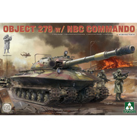 TAKOM 2188 OBJECT 279 W/ NBC COMMANDO FIGURE 1/35 SCALE PLASTIC MODEL KIT