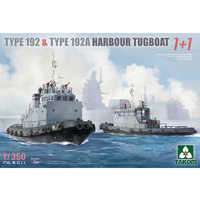 TAKOM 6011 TYPE 192 AND TYPE 192A HARBOUR TUGBOAT 1/350 SCALE PLASTIC MODEL KIT