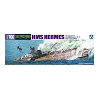 AOSHIMA A005100 HMS HERMES BATTLE OF CEYLON 1:700 PLASTIC MODEL SHIP KIT