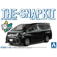 AOSHIMA 05632 SNAP TOGETHER TOYOTA VELLFIRE 1/32 SCALE SNAP TOGETHER PLASTIC MODEL KIT