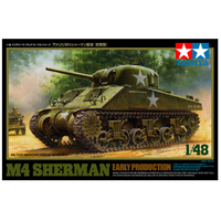 TAMIYA 32505 U.S. M4 SHERMAN EARLY PRODUCTION TANK 1/48 SCALE  PLASTIC MODEL KIT