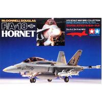 TAMIYA 60702 F/A-18 HORNET MODEL AIRCRAFT 1/72 PLASTIC MODEL KIT