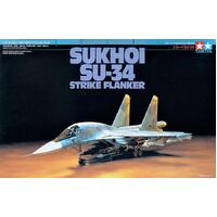 TAMIYA 60743 SUKHOI SU-34 STRIKE FLANKER 1/72 PLASTIC MODEL KIT