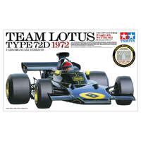 TAMIYA 12046 TEAM LOTUS TYPE 72D 1972 FORMULA 1 RACE CAR 1/12 SCALE PLASTIC MODEL KIT