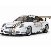 TAMIYA 47429 TT-01 TYPE E CHASSIS PORSCHE 911 GT3 CUP VIP 2008 4WD 1/10 SCALE RADIO CONTROL KIT ELECTRONICS REQUIRED