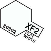 TAMIYA 80302 XF-2 ENAMEL FLAT WHITE PAINT 10ML