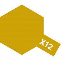 TAMIYA X-12 ACRYLIC GOLD LEAF PAINT 10ML