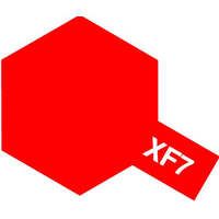 TAMIYA XF-7 ACRYLIC FLAT RED PAINT 10ML