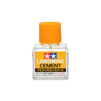 TAMIYA 87113 LIMONENE CEMENT 40ML FOR PLASTIC MODEL KITS - LEMON SCENTED